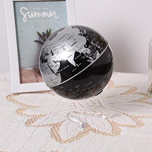 Load image into Gallery viewer, Yongfer Globe Desktop Globe Rotating World Globe Rotating Earth Globe World Globe with Stand-Desktop Rotating World Globe Earth Globe with Stand for Kids &amp; Adults(Silver)
