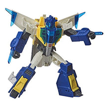 Load image into Gallery viewer, Transformers Meteorfire Cyberverse Adventures Battle Call Trooper Class Meteorfire, Voice Activated Energon Power Lights, Ages 6 and Up, 5.5-inch
