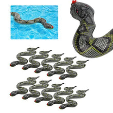 Load image into Gallery viewer, FECAMOS Inflatable Snake, Pool Inflatable Snakes About 117cm / 46.1in for Swimming Pool for Parties for Adult
