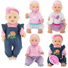 Load image into Gallery viewer, SOTOGO 20 Pieces Baby Doll Care Set Doll Feeding and Changing Accessories Set Baby Doll Accessories in Bag, Without Doll
