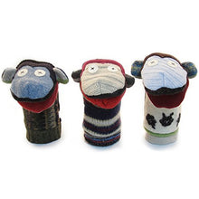 Load image into Gallery viewer, Cate &amp; Levi - Hand Puppet - Premium Reclaimed Wool - Handmade in Canada - Machine Washable (Monkey)
