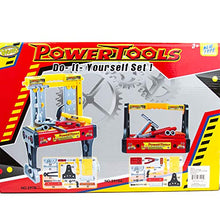 Load image into Gallery viewer, Toysery Kids Power Tool Set - Strong, Sturdy and Durable - Educational Tool Materials - Set Comes with Hammer, Screwdriver, Bolt and Nut - Ultimate Fun for Kids
