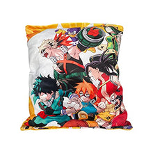 Load image into Gallery viewer, MHA Plush Toy Pillow Cute Snack Bag Toy with 6 Mini Plush Toys Throw Cushion Pillows Izuku Midoriya Stuffed Cosplay Doll Pillow Lovely Doll Toy Pillow, Best Gift for Anime Fans
