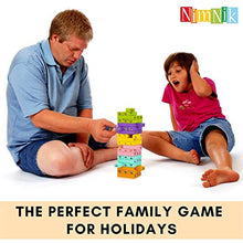 Load image into Gallery viewer, Wooden Blocks Stacking Building Game - Tumbling Tower Indoor Kid Games for Kids Ages 6-8 Year and up | 54 Pcs Wooden Blocks for Kids Ages 4-8 by NimNik
