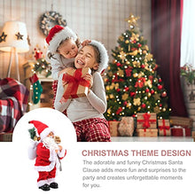 Load image into Gallery viewer, Toyvian 1Pc Christmas Singing Dancing Santa Claus Toy Electric Christmas Musical Doll Toy for Xmas Gift Table Home Decorations
