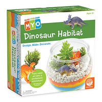 MindWare Make Your Own Dinosaur Habitat  Fun & usable DIY Dino Crafts for Boys, Girls & Teens  Make a Sand-Art Dinosaur Habitat with All Pieces Included  12 pcs  Ages 6+