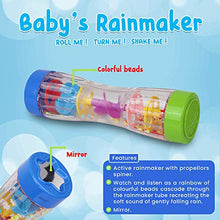 Load image into Gallery viewer, Playkidz 8.5&quot; Rainmaker Rattle Toy for Babies &amp; Toddlers, Kids Rainfall Rattle Tube, Rain Stick Shaker, Music Sensory Auditory Instrument Toy.
