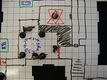 Load image into Gallery viewer, Role 4 Initiative Dry Erase 10 inch Dungeon Tiles - Pack of 9
