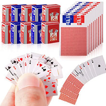 Load image into Gallery viewer, 10 Sets Miniature Dollhouse Furniture Accessories Games Poker Playing Cards Dollhouse Mini Poker 1:12 Small Game Casino Deck Cards Festival Party Game Supply Home Decoration Toy for Teens Adults
