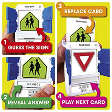 Load image into Gallery viewer, 100 PICS Road Signs Travel Game - Traffic Sign Flash Cards Quiz Which Helps Learn Road Signs for Driving Test License
