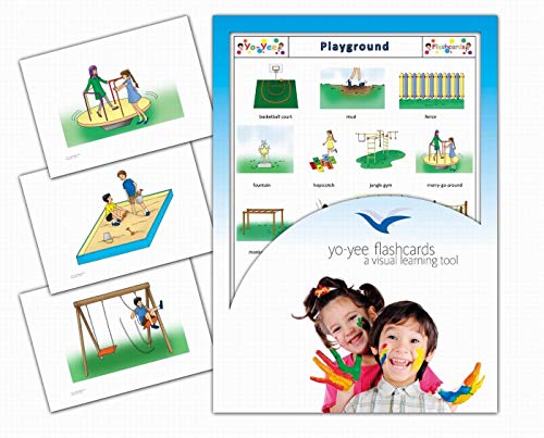 Yo-Yee Flash Cards - Playground and Schoolyard Picture Cards - English Vocabulary Picture Cards - Including Teaching Activities and Game Ideas