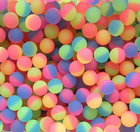 10 NEON ICY Frosted Super HIGH Bounce Balls HI Bouncy Superball CAT Toy 27MM 1
