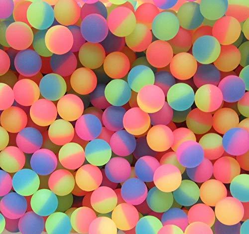 36 NEON ICY Frosted Super HIGH Bounce Balls HI Bouncy Superball CAT Toy 27MM 1