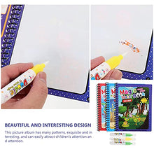 Load image into Gallery viewer, balacoo 3pcs Paint Books Water Coloring Books Reusable Water- Reveal Activity Pad for Toddler Girl and Boy
