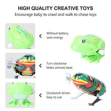 Load image into Gallery viewer, Toyvian Frog Wind Up Toys Clockwork Toys for Kids Animal Party Favor Game Prizes Class Rewards Holiday Party Bag Fillers Stocking Stuffers 4pcs

