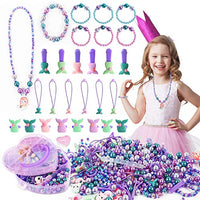 Girls Bracelet Making Kit Gift Chain With Beads Party DIY Jewelry