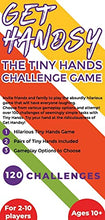 Load image into Gallery viewer, DR DINGUS Get Handsy Game - w/ 2 Tiny Hand Pairs - The Original Tiny Hands Challenge Game - (Amazon Exclusive) - Make Anyone Laugh - TikTok Videos - Family Fun
