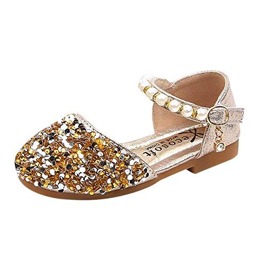 Pearl Bling Sequins Single Princess Shoes