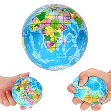 Load image into Gallery viewer, Saclmd Stress Relief World Map Foam Ball Atlas Globe Palm Ball Planet Earth Ball Kid Toys (60mm)

