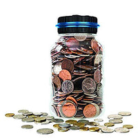 Houkiper Large Digital Coin Counting Money Saving Box Jar Bank LCD Display Coins Saving Gift for Adult & Kids