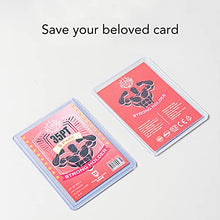 Load image into Gallery viewer, YEIO Top Loaders for Cards,Hard Card Sleeves PVC Trading Card Holder Clear Protective Sleeves Holder for Baseball Card,Sports Cards, Trading Card, Game Card 3 x 4 Inch (30 Pcs+50 Penny Sleeves)
