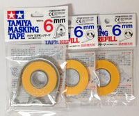 Tamiya 6mm Masking Tape with 2pcs Refill