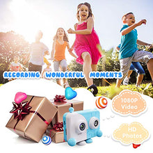 Load image into Gallery viewer, Kids Digital Camera Toys, Toddler Gifts for 3-10 Years Old Children 1080P HD High Resolution Video 40M Picture 2-inch IPS Colorful Screen Camcorder (Blue)

