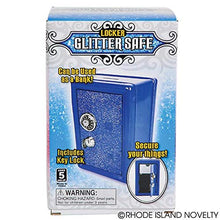 Load image into Gallery viewer, Rhode Island Novelty 7 Inch Glitter Locker Safe Bank, One Piece per Order
