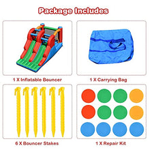 Load image into Gallery viewer, BOUNTECH Inflatable Bounce House, Indoor Outdoor Kids Jumping Bouncer with Slide, Climbing Wall &amp; Jumping Area, Bouncy House for Kids Including Carry Bag, Stakes, Repair (Without Blower)
