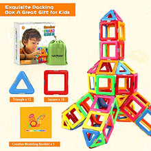 Load image into Gallery viewer, Upgraded Magnetic Blocks Tough Building Tiles STEM Toys for 3+ Year Old Boys and Girls Learning by Playing Games for Toddlers Kids Toys Compatible with Major Brands Building Blocks - STARTER SET
