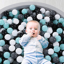 Load image into Gallery viewer, Heopeis Ball Pit Balls for Babies, Plastic Balls for Ball Pit, 100 Pack, Phthalate and BPA Free, Includes a Reusable Storage Bag with Zipper, Bright Colors, Gift for Toddlers and Kids
