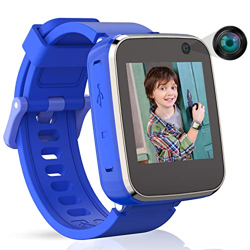 Pussan Smart Watch for Kids Watch Boys Toddler Watch Toys for 3-8 Year Old Kids Smart Watches Touchscreen USB Charging with Camera Player Flashlight Game Watch for Kids Christmas Birthday Gifts