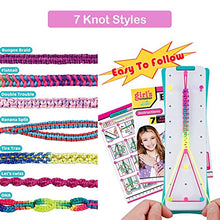 Load image into Gallery viewer, Friendship Bracelet Maker Kit, Make Bracelet Craft Toys for Girls Ages 6 to 12, Cool Birthday Gifts for 7,9,10, and 11 Year-olds, New Travel Activity kit
