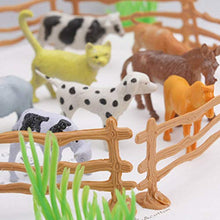 Load image into Gallery viewer, Toyvian Animal Model Simulation Farm Fence Toy Educational Learn Toys Birthday Gift Home Decoration
