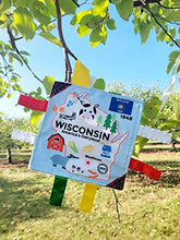 Load image into Gallery viewer, Wisconsin Badger Baby Tag Crinkle Me Stroller Toy Lovey for Tummy Time, Sensory Play, Traveling and Photography
