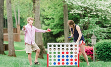 Load image into Gallery viewer, Bolaball Outdoor Giant 4 in-A-Row Connect Yard Game | Big Games | Backyard Life-Size Four in A Row Games for Large Family Fun!
