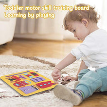 Load image into Gallery viewer, ABirdon Busy Board for Toddlers, Montessori Toys for Baby Learn Preschool Basic Skills, Sensory Toys for Practice Fine Motor Skills, Autism Educational Learning Toys for Airplane, Car or Home
