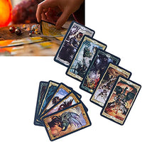 Salaty Tarot Sets, Epic Tarot Cards Desktop Game, 78Pcs Future Telling Trick Deck Fate Divination Card with Original Images, Portble Beginner Tarot Cards Magical Guidance Cards for 6, Defult, default