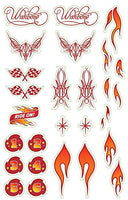 Wishbone Design Studio Stickers, Flames