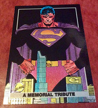 Load image into Gallery viewer, Death of Superman S3 Memorial Tribute Trading Card
