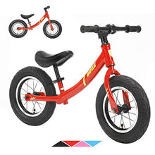 Load image into Gallery viewer, GUQE Balance Bike for Children 12 inch No Foot Pedal Sport Walking Training Bicycle for 2-6 Years Boys and Girls (Red)
