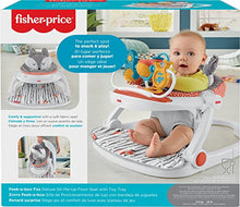 Load image into Gallery viewer, Fisher-Price Premium Sit-Me-Up Floor Seat withToy Tray Peek-a-Boo Fox Infant Chair
