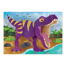 Load image into Gallery viewer, Mudpuppy Tyrannosaurus Rex Mini Puzzle, 48 Pieces, 8 x 5.75  Perfect Family Puzzle for Ages 4+  Jigsaw Puzzle Featuring a Colorful Illustration of a T-Rex Dinosaur, Informational Insert Included
