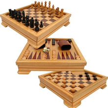 Load image into Gallery viewer, Hey! Play! Deluxe 7-in-1 Game Set - Chess - Backgammon Etc
