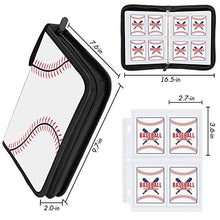 Load image into Gallery viewer, POKONBOY Baseball Card Binder Sleeves for Trading Cards, Baseball Card Sleeves Card Holder Protectors Set for Football Cards and Sports Cards (Holds Up to 400)
