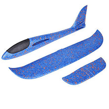 Load image into Gallery viewer, Naroote Foam Flying Airplane, 49cm Mini Foam Throwing Flying Airplane Aircraft Toy for Kids Children -Products Quality Assurance(Blue)
