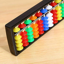 Load image into Gallery viewer, ZHONGJIUYUAN 13 Column Portable Arithmetic Colorful Beads Mathematics Calculate Tool Abacus
