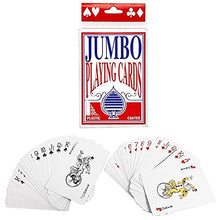 Load image into Gallery viewer, Jumbo Canasta Playing Cards Deck Card Games Family Rummy Poker Euchre Pinochle
