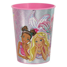 Load image into Gallery viewer, &quot;Barbie Mermaid&quot; Iridescent Pink Party Favor Cup 16 Oz.
