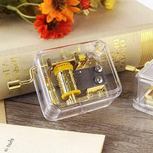 Load image into Gallery viewer, BARMI Portable Transparent Mechanical Mini Cute Music Box Musical Toy Kids Party Gift,Perfect Child Intellectual Toy Gift Set Random Music
